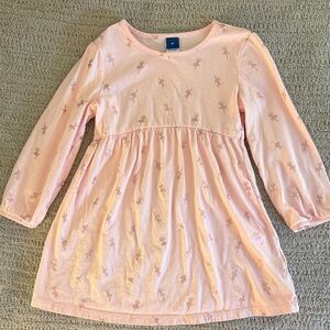 Old Navy Pink Ballerina Long Sleeve Dress